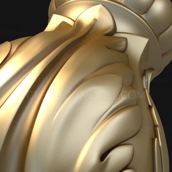 نموذج ثلاثي الأبعاد لآلة CNC الركائز 